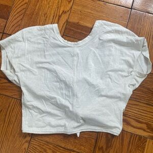 Lululemon tie back/wrap tee
